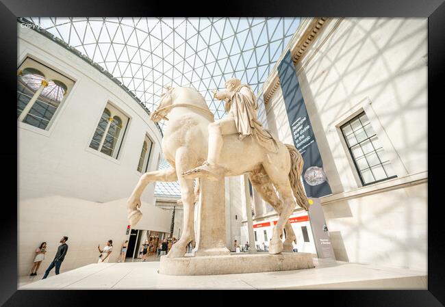 Great Hall of the British Museum Framed Print by Jeff Whyte