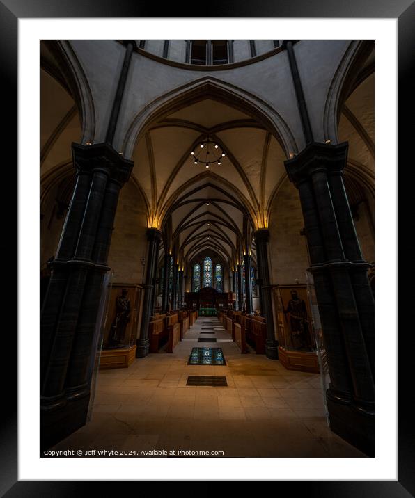 Temple Church  Framed Mounted Print by Jeff Whyte