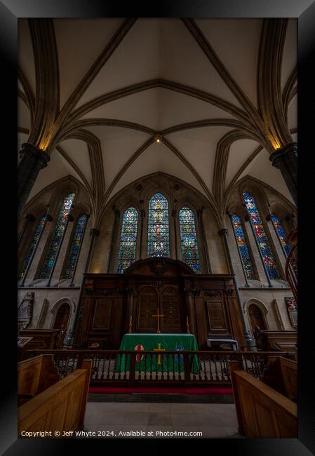 Temple Church  Framed Print by Jeff Whyte