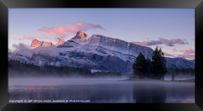 Mount Rundle Framed Print by Jeff Whyte