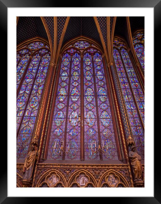 Sainte-Chapelle Framed Mounted Print by Jeff Whyte