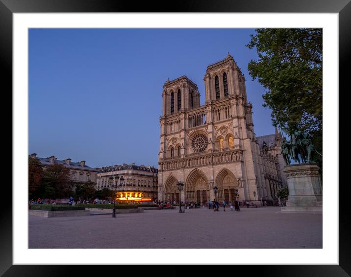 Notre Dame de Paris Framed Mounted Print by Jeff Whyte