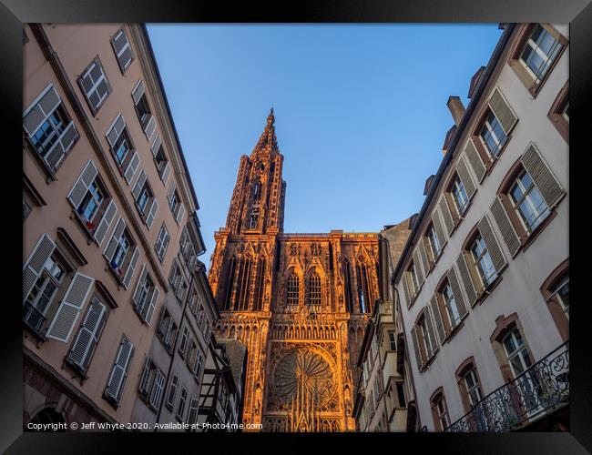 Notre-Dame, Strasbourg Framed Print by Jeff Whyte