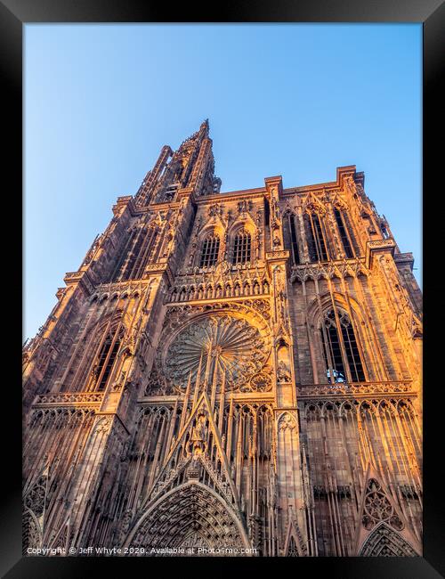Notre-Dame, Strasbourg Framed Print by Jeff Whyte