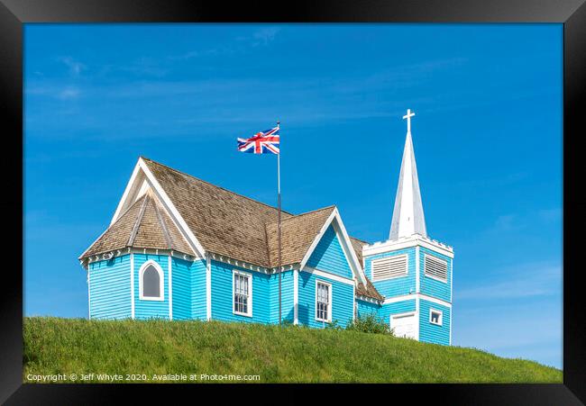 Big Valley Church Framed Print by Jeff Whyte