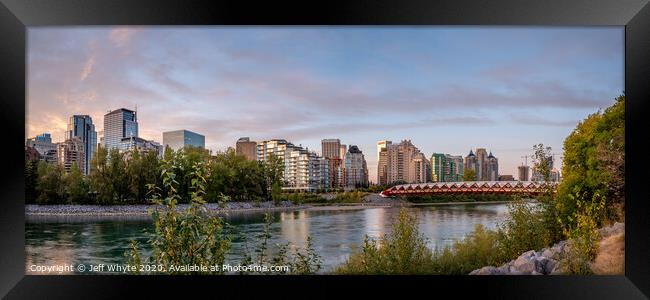 Peace Bridge Framed Print by Jeff Whyte