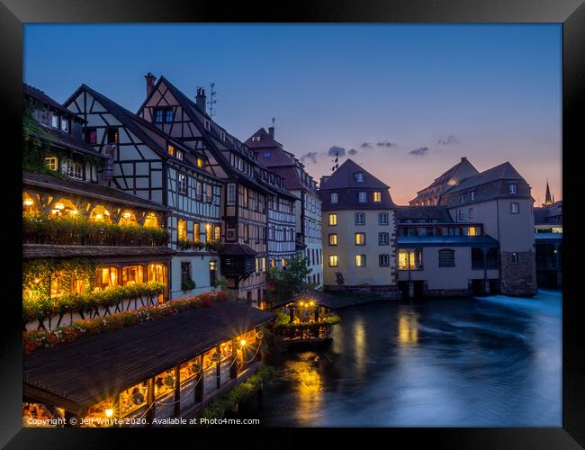 Petite France, Strasbourg Framed Print by Jeff Whyte