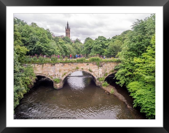 University of Glasgow  Framed Mounted Print by Jeff Whyte