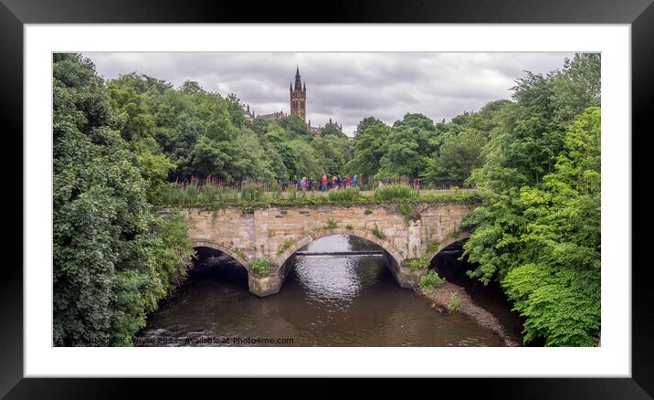 University of Glasgow  Framed Mounted Print by Jeff Whyte