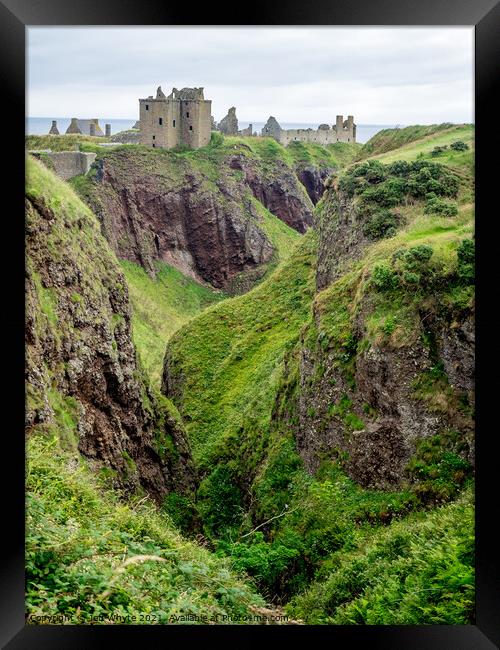 Ruins of Dunnottar Castle Framed Print by Jeff Whyte