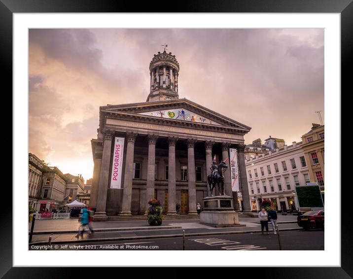 Glasgow Gallery of Modern Art   Framed Mounted Print by Jeff Whyte
