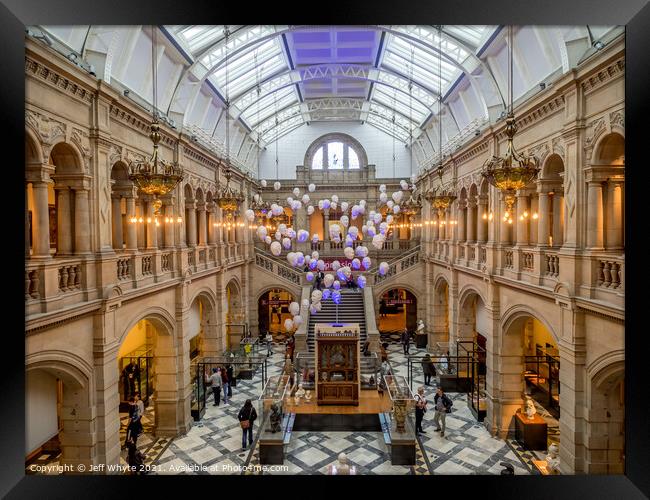 Kelvingrove Art Gallery and Museum Framed Print by Jeff Whyte
