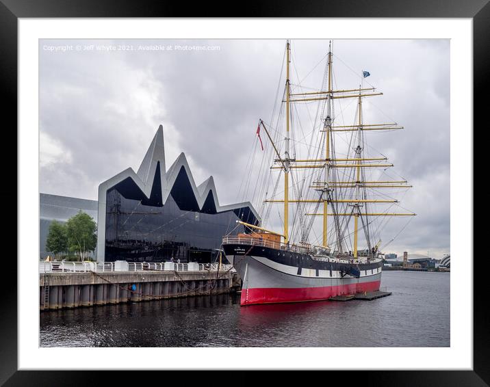 Riverside Museum in Glasgow Framed Mounted Print by Jeff Whyte