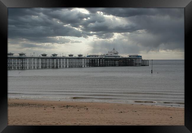 Llandudno Pier Framed Print by Hectar Alun Media