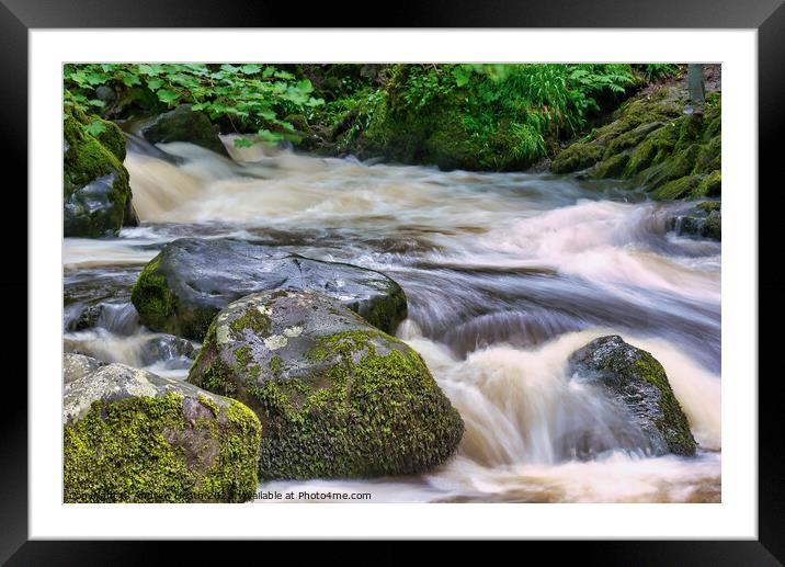 Aira force before the Fall Framed Mounted Print by Andrew Heath