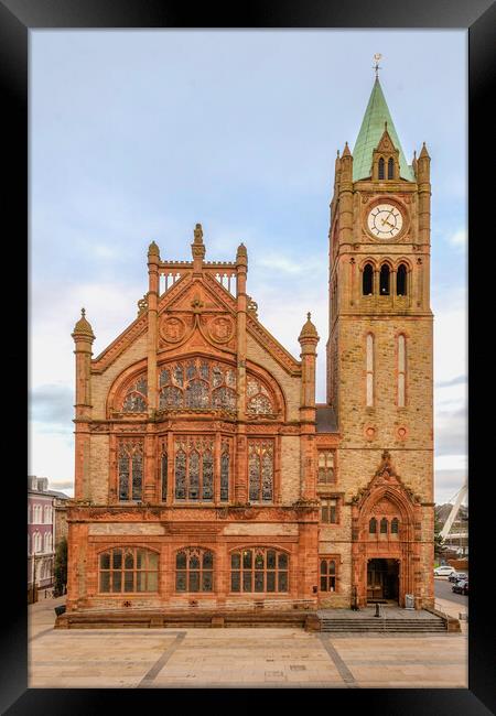 The Enchanting Guildhall of Londonderry Framed Print by KEN CARNWATH