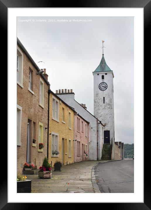 Main street West Wemyss, Fife, Scotland Framed Mounted Print by Imladris 