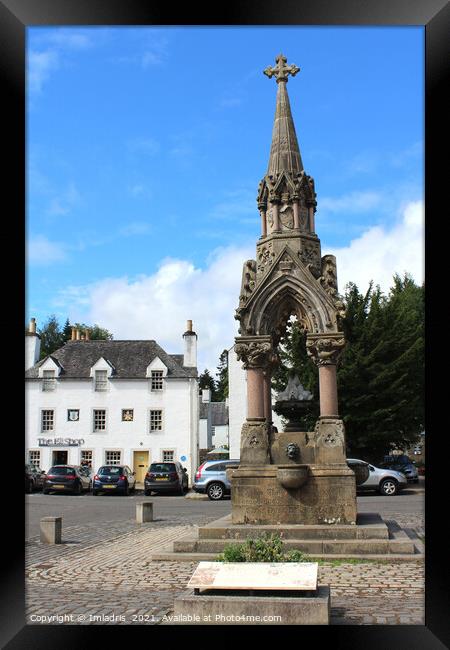 Atholl Memorial Fountain, Dunkeld, Scotland Framed Print by Imladris 