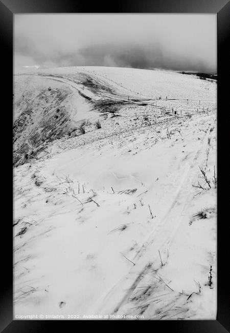 Le Hohneck in Winter, Vosges, France Framed Print by Imladris 