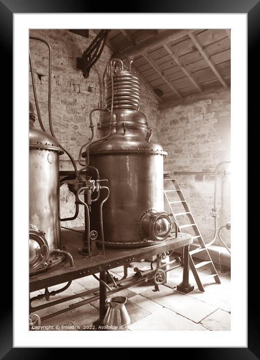 Historic Copper Distillation Still Framed Mounted Print by Imladris 