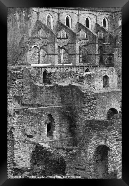 Abstract Villers Abbey, Belgium Framed Print by Imladris 