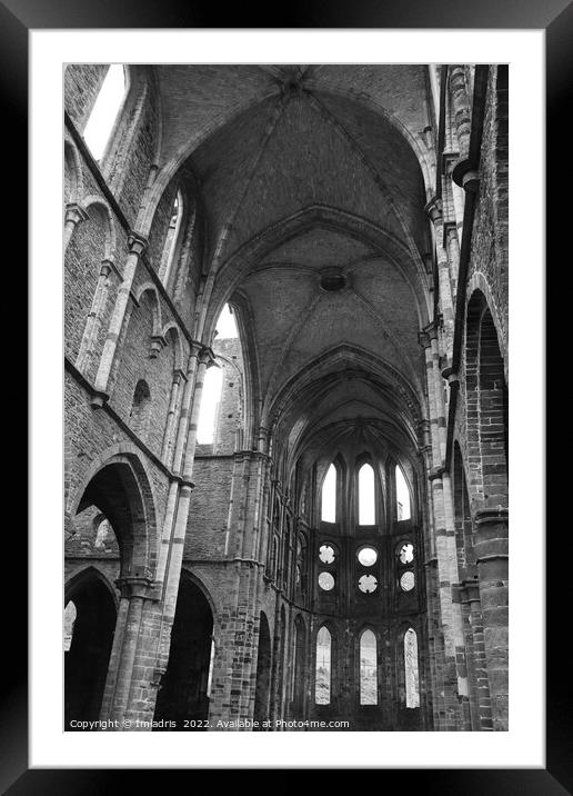 Church Ruins Villers Abbey, Belgium Framed Mounted Print by Imladris 