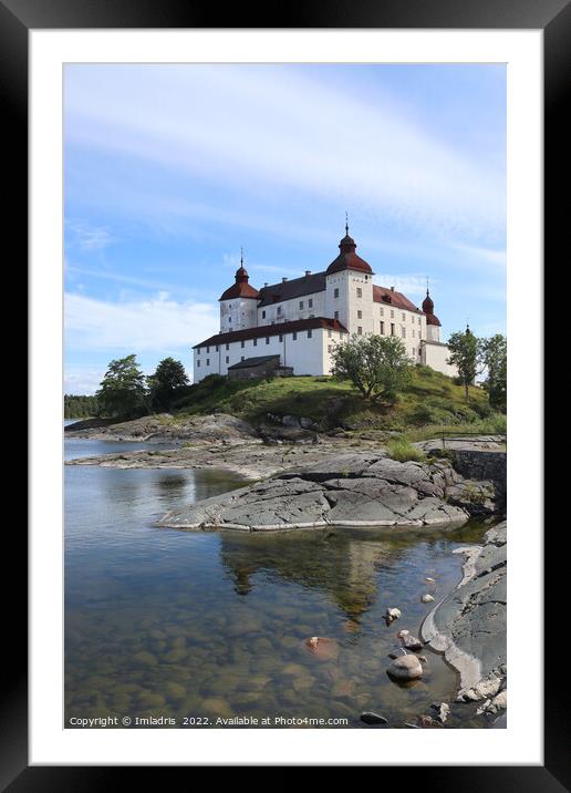 Summer view, Lacko Slott, Sweden Framed Mounted Print by Imladris 