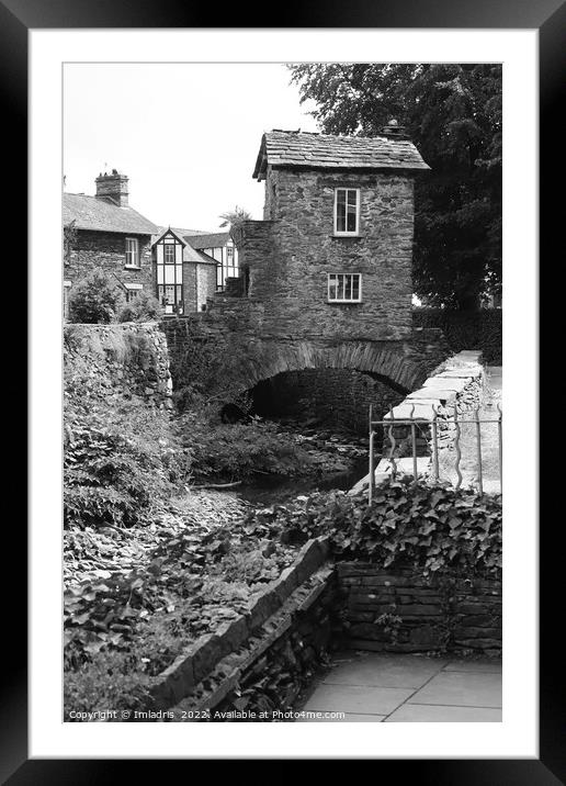Ambleside Town, Lake District, England Framed Mounted Print by Imladris 