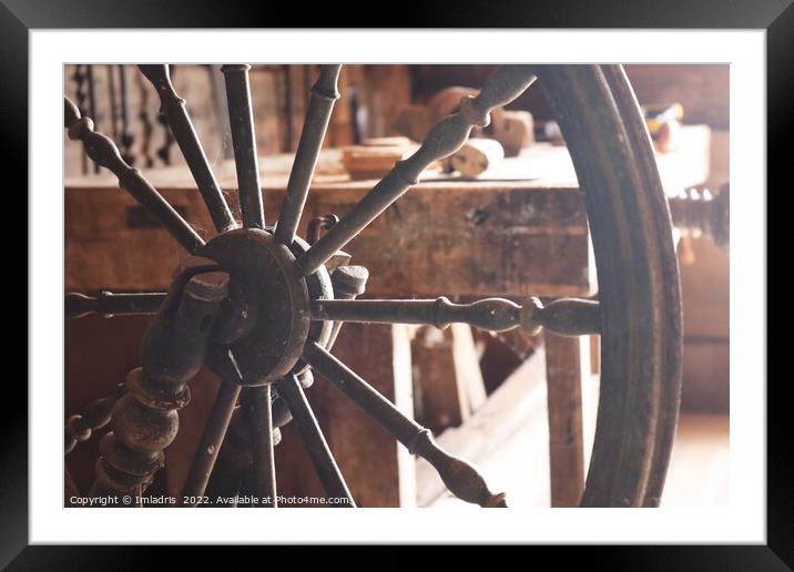 The Old Spinning Wheel Framed Mounted Print by Imladris 