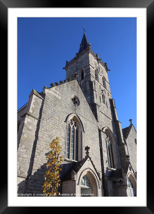 St. Martins Church, Lede, Belgium Framed Mounted Print by Imladris 