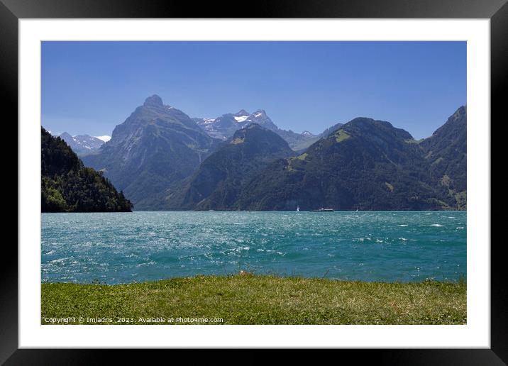 Urnersee Summer View, Switzerland Framed Mounted Print by Imladris 
