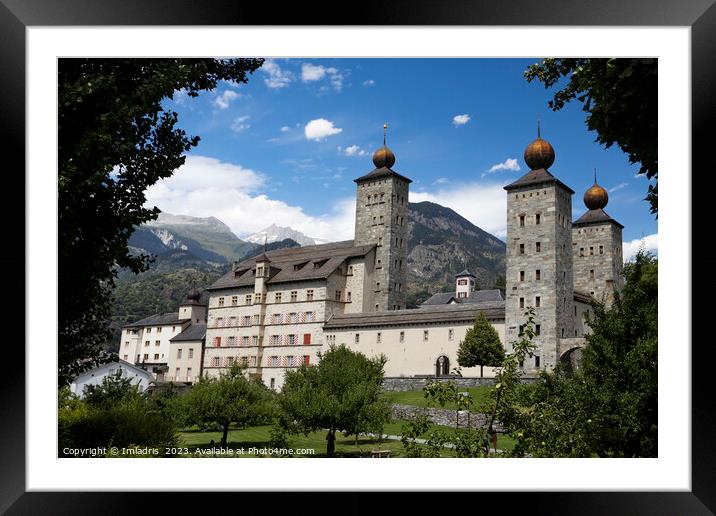 Stockalper Palace, Brig-Glis, Switzerland Framed Mounted Print by Imladris 