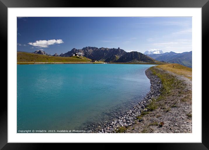 Lac de la Vielle, Valloire, France Framed Mounted Print by Imladris 