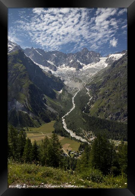 Mountain View, La Fouly, Switzerland Framed Print by Imladris 