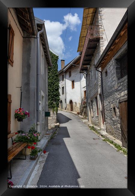 Village of Lods, Doubs, France Framed Print by Imladris 