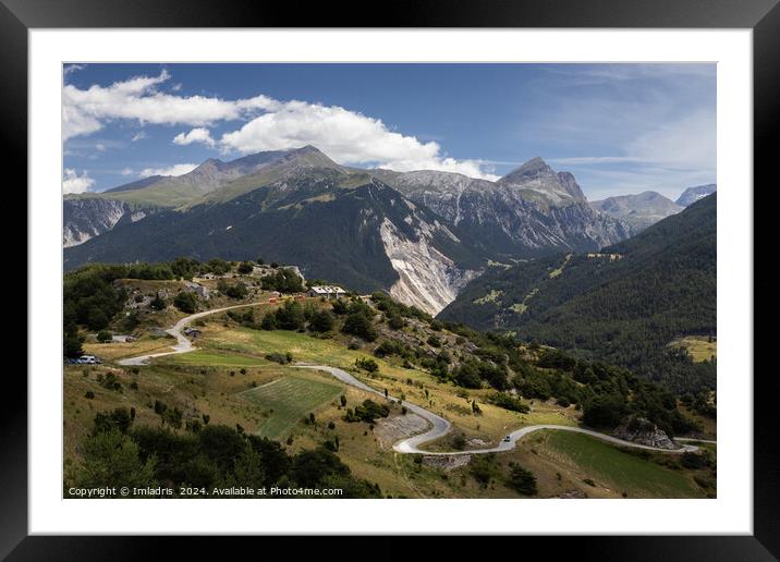 Mountain View Aussois, Savoie, France Framed Mounted Print by Imladris 