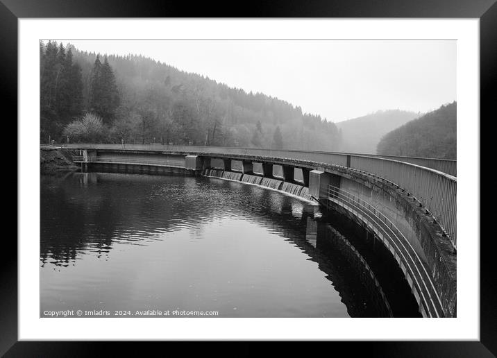 Upper Sure Natural Park, Luxembourg Framed Mounted Print by Imladris 