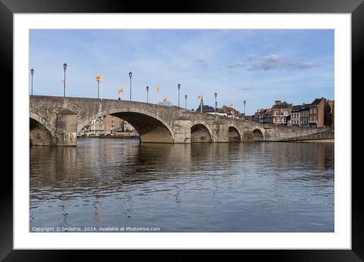Pont de Jambes, Namur, Belgium Framed Mounted Print by Imladris 