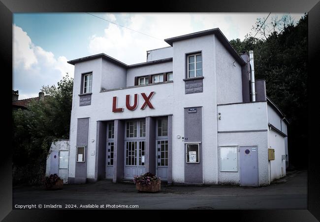 The 'Lux' Art Deco Cinema, France Framed Print by Imladris 