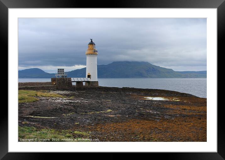 Rubha nan gall Lighthouse, Isle of Mull, Scotland Framed Mounted Print by Imladris 