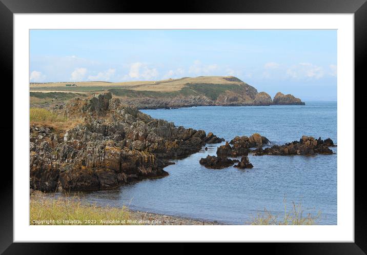 Isle Head View, Isle of Whithorn, Scotland Framed Mounted Print by Imladris 