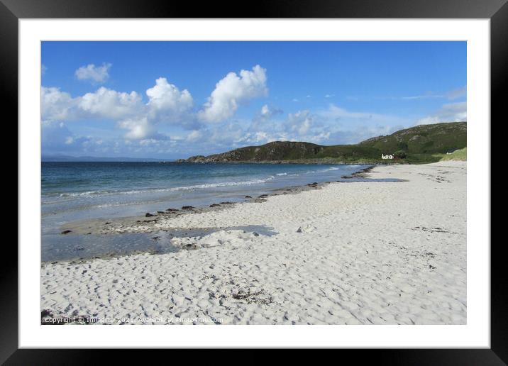 Camusdarach Beach, Arisaig, Scotland Framed Mounted Print by Imladris 