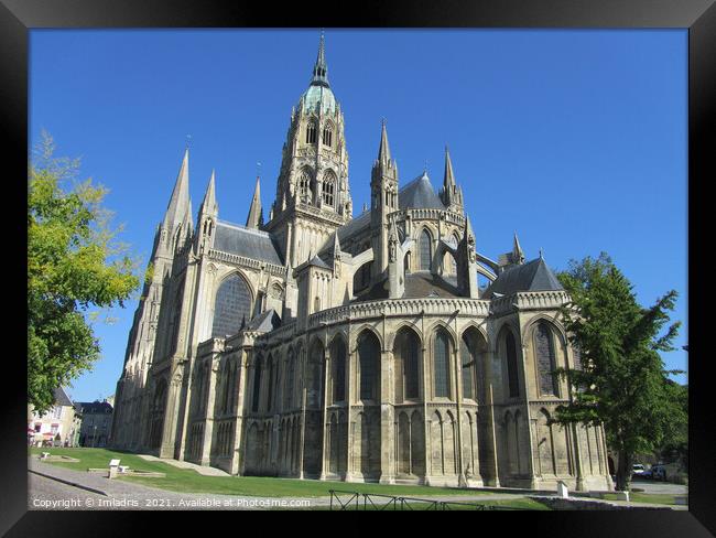 Notre Dame Cathedral, Bayeux, France Framed Print by Imladris 