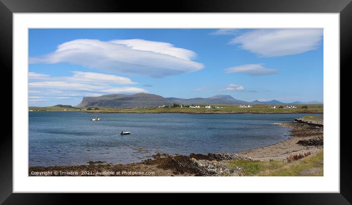 Lenticular Cloud, Bunessan, Isle of Mull, Scotland Framed Mounted Print by Imladris 