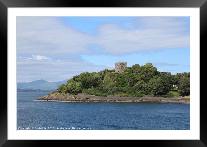 Dunollie Castle near Oban, Scotland Framed Mounted Print by Imladris 