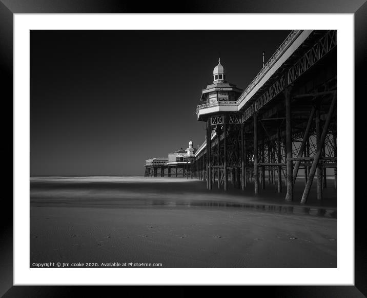 The North Pier, Blackpool Framed Mounted Print by jim cooke