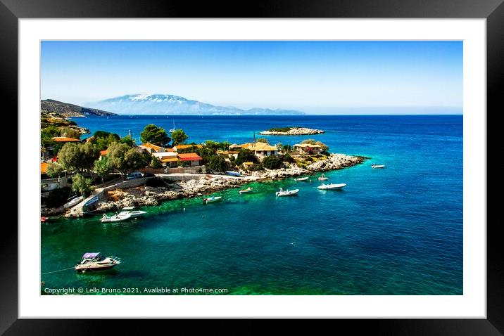 Outdoor oceanbeach Framed Mounted Print by Lello Bruno