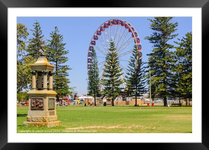 Esplanade Park - Fremantle Framed Mounted Print by Laszlo Konya