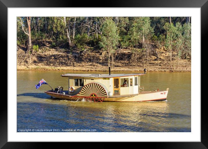 Billy Tea - Echuca Framed Mounted Print by Laszlo Konya