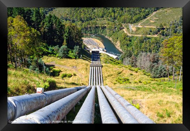 Tarraleah Power Station - Tasmania Framed Print by Laszlo Konya